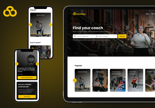Web Development Package Example: Fitness platform