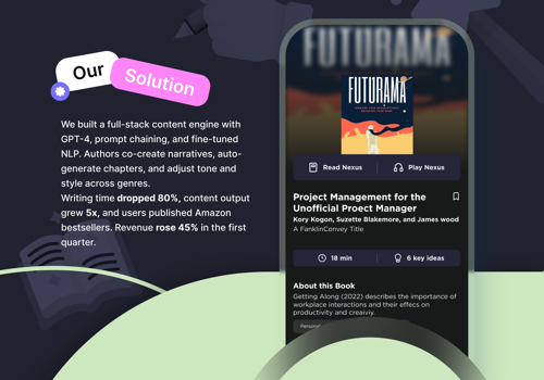 AI Development Package Example: AI-Powered Book Writing & Generative Content Creat