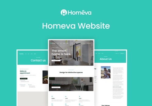Web Development Package Example: Homeva