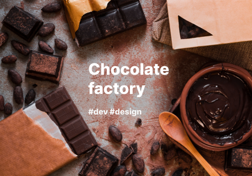 Web Development Package Example: Website Development | Redesign | Chocolate factory