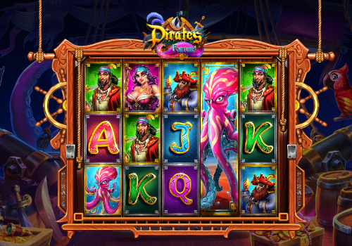Web Development Package Example: Pirates Fortune (Slot Game)