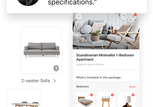 UX/UI Design Package Example: Proptech startup: MVP Design in 2 weeks
