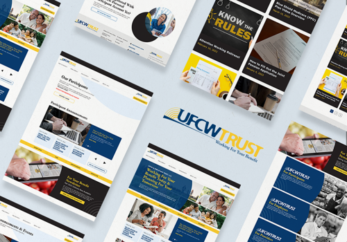 UX/UI Design Package Example: UFCW Trust - Website