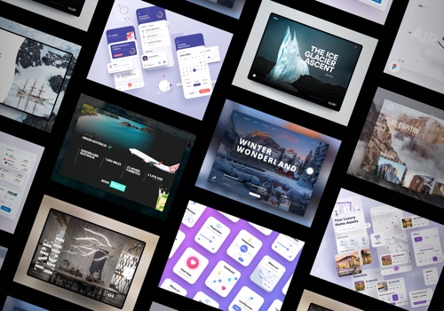 UX/UI Design Package Example: Black Flag's UX/UI Design Exploration Projects