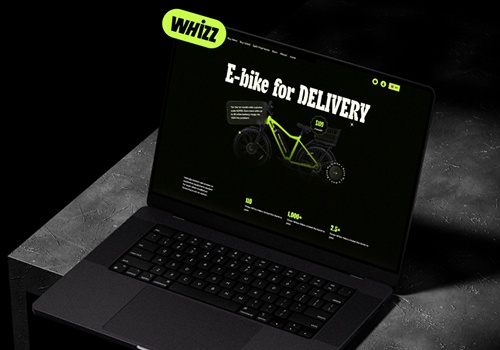 UX/UI Design Package Example: Wefblow Landing Page Design & Development