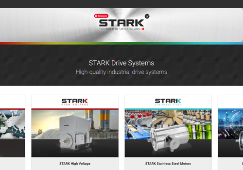 Web Design Package Example: STARK Industrial Drive Systems