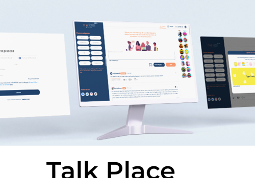 Custom Software Development Package Example: The Talk Place - Custom Website with Next.js