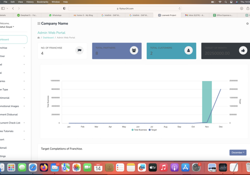 Web Development Package Example: Loan Management