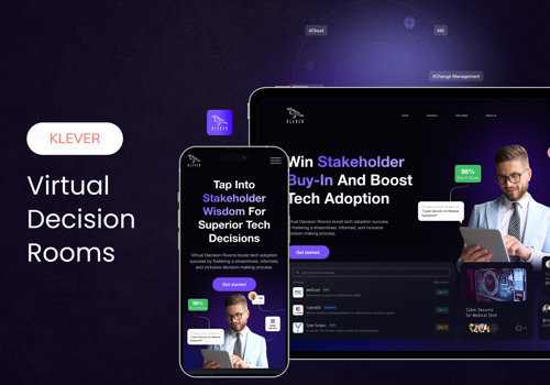 UX/UI Design Package Example: Kleverapp: UX/UI Design
