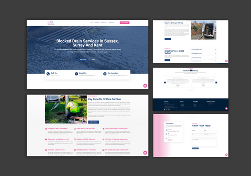 Search Engine Optimization Package Example: Flow De Flow - Drainage Company London