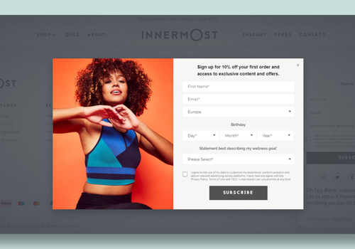 E-Commerce Development Package Example: Innermost Shopify Store