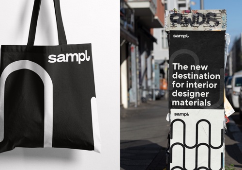 Branding Package Example: SAMPL - Logo and visual identity