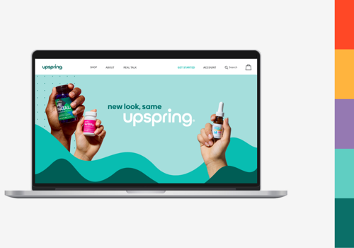 Advertising Package Example: Upspring Rebrand