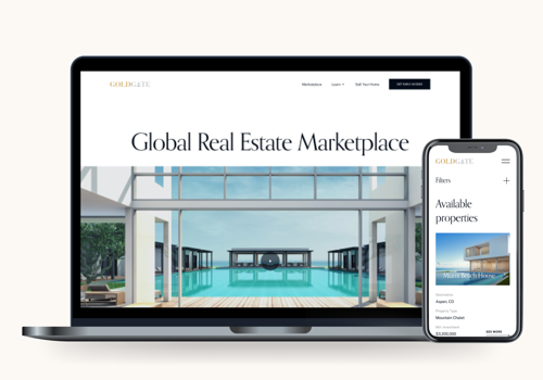 Web Design Package Example: Goldgate - Luxury Real Estate