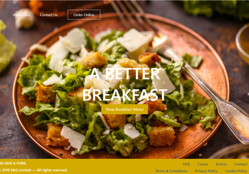 Web Design Package Example: Restaurant Website Creation