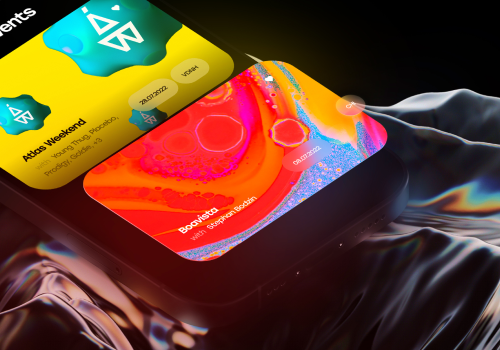 UX/UI Design Package Example: Evento App
