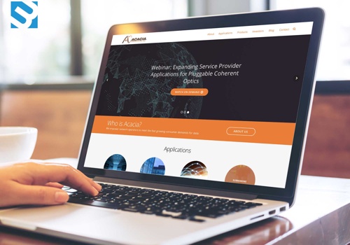 Web Design Package Example: Acacia Communications Project