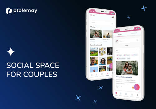 Mobile App Development Package Example: Togeza —  Social space for couples