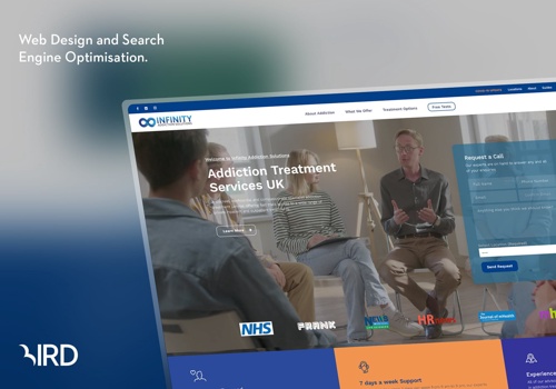 Search Engine Optimization Package Example: Infinity Addiction Solutions - Website Design