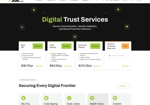 Web Design Package Example: WP Website CRO Redesign | Trust Services Provider