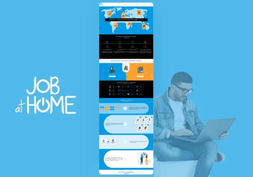 Web Development Package Example: jobathome.fr:- Hire best telecommuting developers