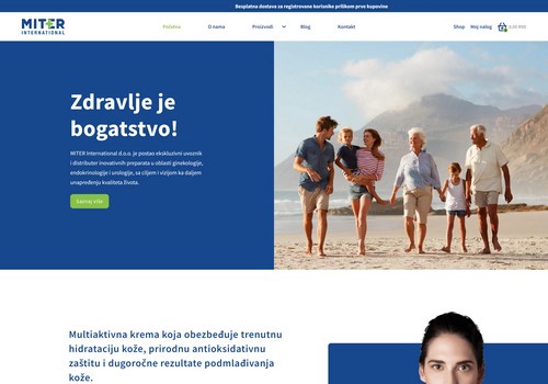 Web Design Package Example: Web Development and SEO for pharmaceutical company