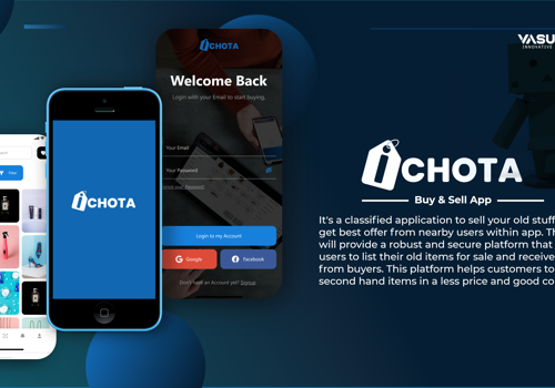 Mobile App Development Package Example: iChota - Buy & Sell App