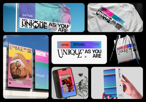 Branding Package Example: Visual Identity & Brand Guide | Unique as You Are