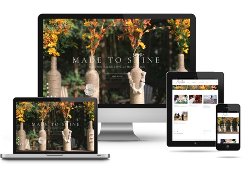 Web Design Package Example: AlleeBelle Photography