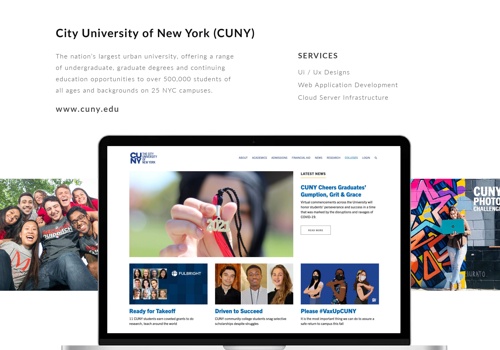 Web Development Package Example: City University of New York (CUNY)