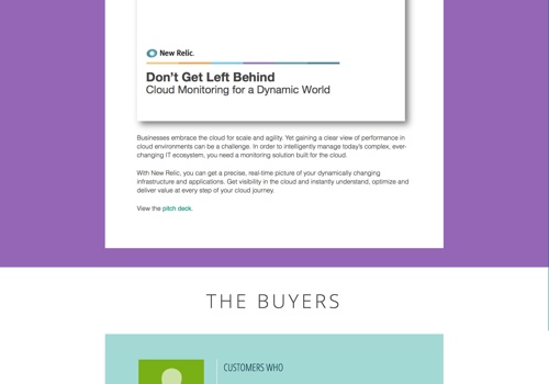 Web Design Package Example: New Relic Playbooks