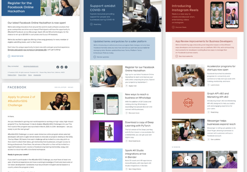 Email Marketing Package Example: Email Marketing - Facebook for Developers
