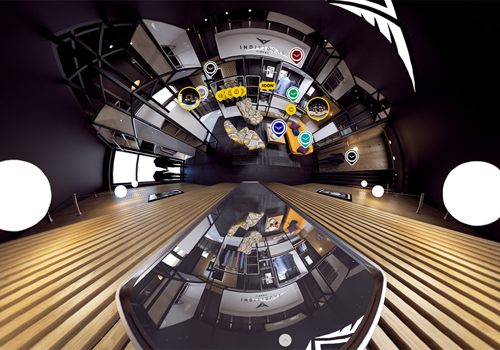 UX/UI Design Package Example: 3D SHOWROOM