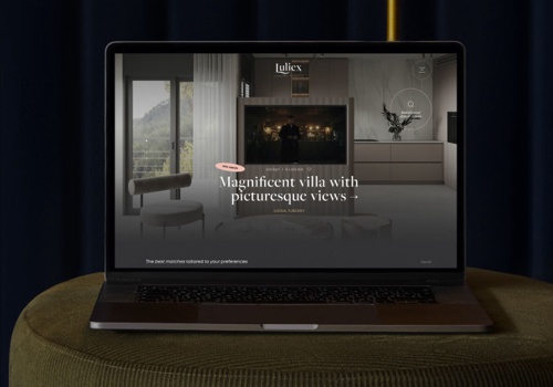 UX/UI Design Package Example: Real Estate Web Application, CRM and Landing Page