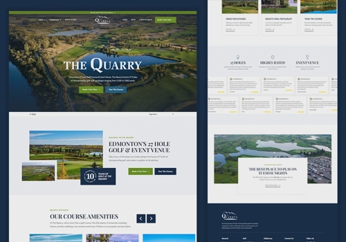 Web Design Package Example: Website Development for a Golf Course