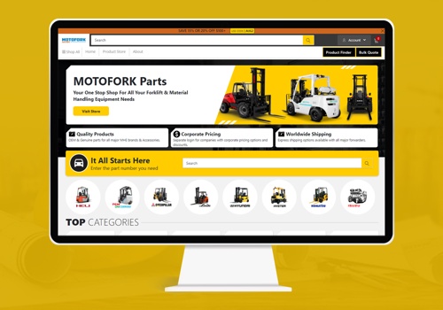 Web Development Package Example: FORKLIFT EQUIPMENT HANDLING WEBSITE DEVELOPMENT