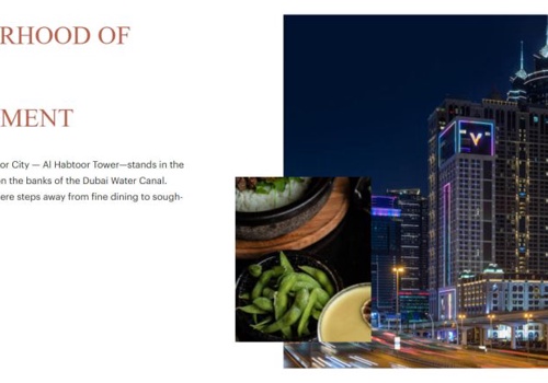 Web Design Package Example: Al Habtoor Tower – Luxury Real Estate Website