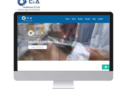 Web Development Package Example: Website for CandA Medical Division