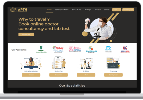 Custom Software Development Package Example: Dynamic Web Portal for Healthcare