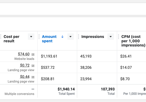 Digital Strategy Package Example: Meta Ads Lead Generation (High Value Customers)