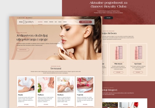 Web Design Package Example: Bibsy Skin Partners