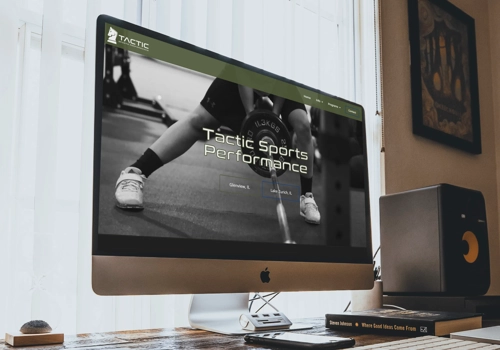 Web Design Package Example: Website design for Sports Performance Company