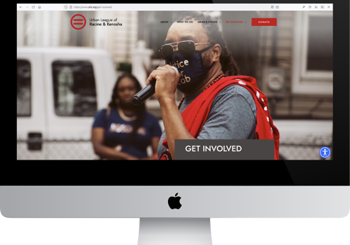 Web Design Package Example: Urban League of Racine and Kenosha