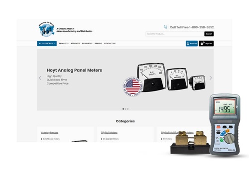 Web Design Package Example: OpenCart to BigCommerce Migration for Hoyt Meter
