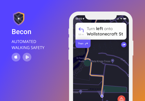 UX/UI Design Package Example: Becon The App