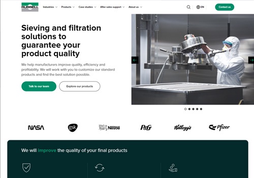 Web Design Package Example: Russell Finex Multilingual WordPress Website