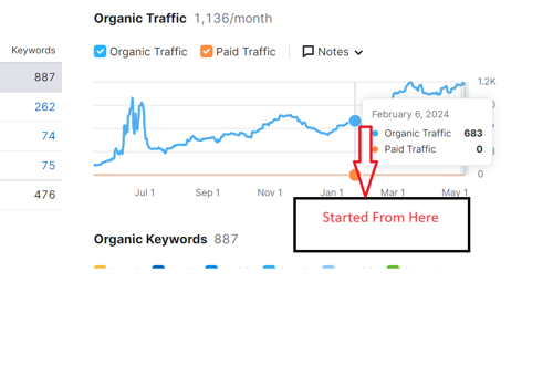 Search Engine Optimization Package Example: 2X Traffic Organic Increase for UAE Based Jeweller