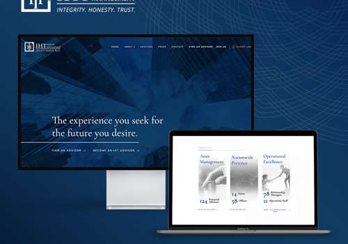 Web Development Package Example: IHT Wealth Management