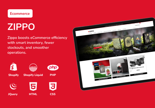 E-Commerce Development Package Example: Zippo