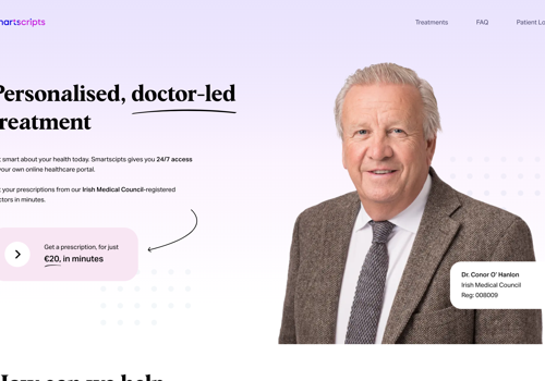 Web Development Package Example: WordPress Developer for healthcare site